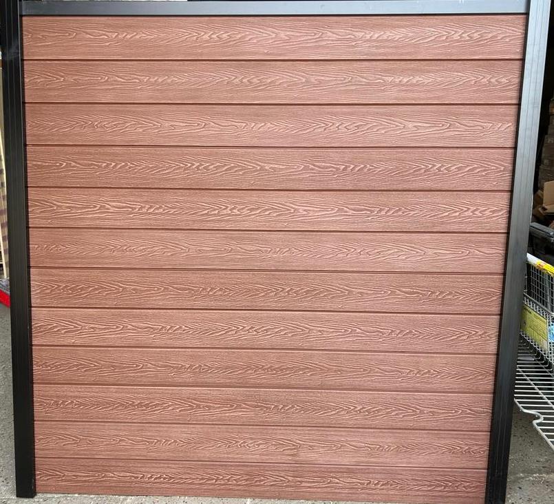 Chocolate Brown Composite Fencing 6ft Bay No1 For Composite